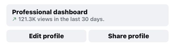 Client Instagram dashboard screenshot