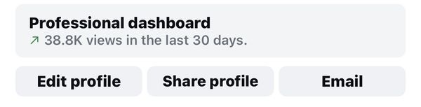 Client Instagram dashboard screenshot